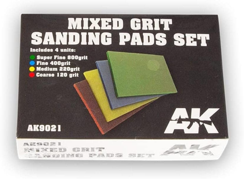 MIXED GRIT SANDING PADS SET