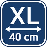 Tvättöverdrag för Leifheit Fönsterskrapa XL Squeegee 40 cm
