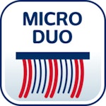 Moppöverdrag Micro Duo för Set CLEAN TWIST M / Combi M