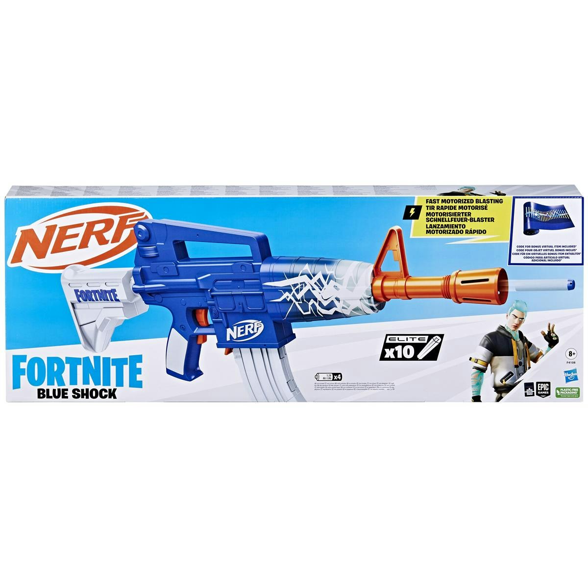 NERF Fortnite Blue Shock