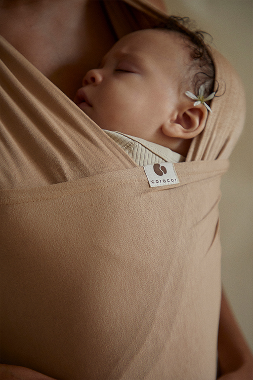 Coracor Natural Dye Pomegranate Baby wrap
