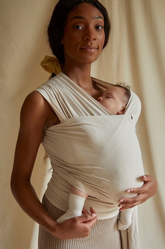 Coracor Natural Dye Walnut Baby wrap