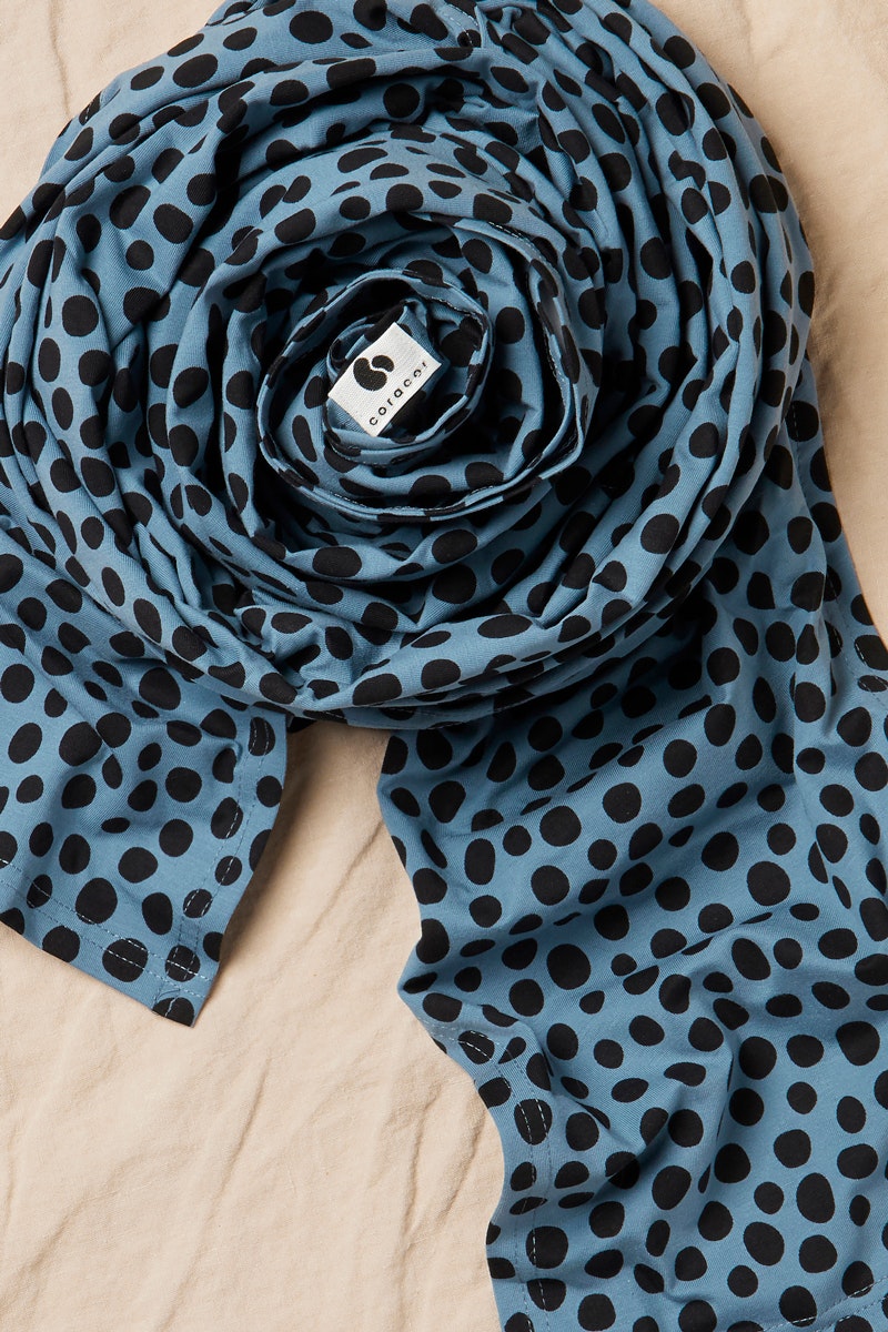 Coracor Abstract Dot Blue Baby wrap