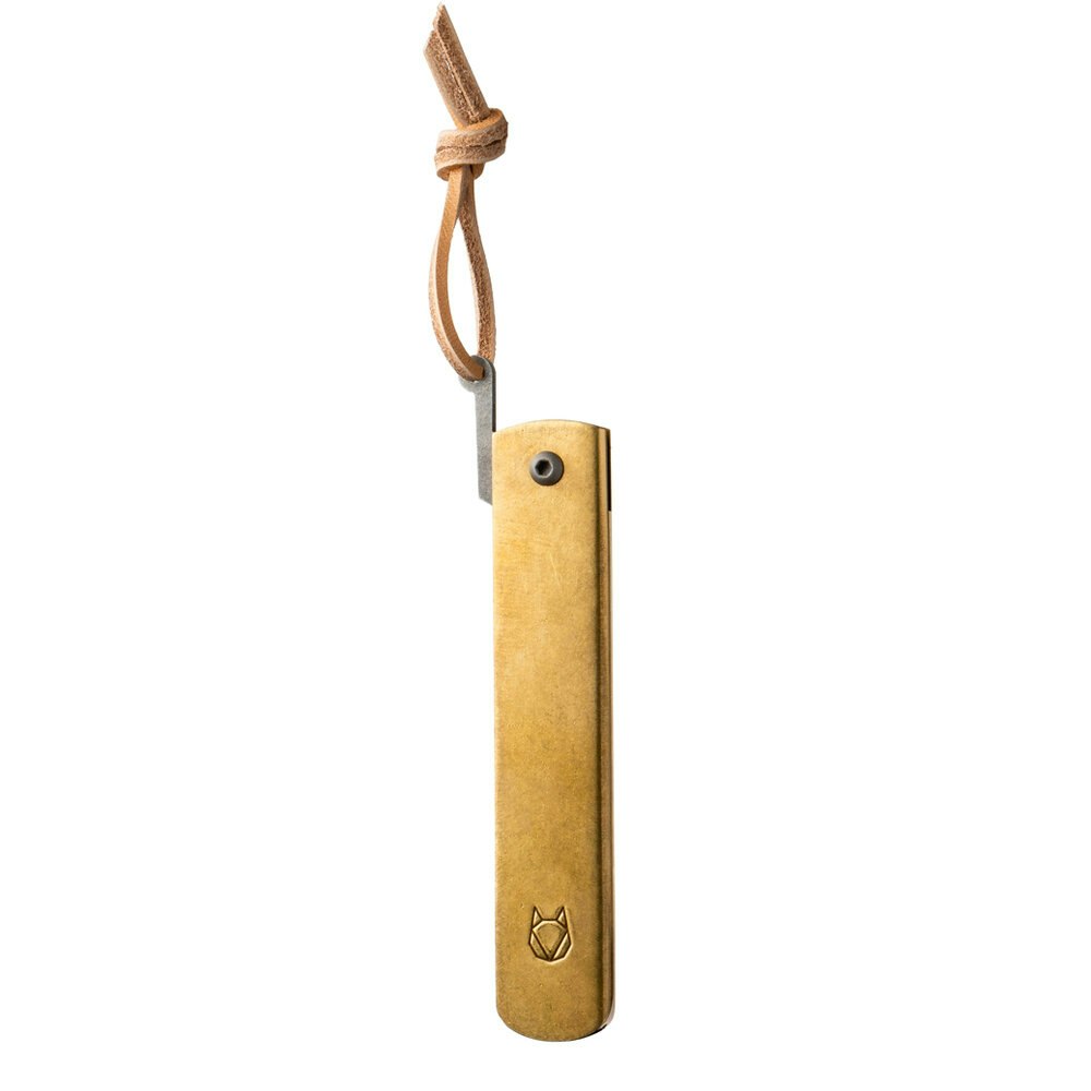 Husky & Pouch - Brass