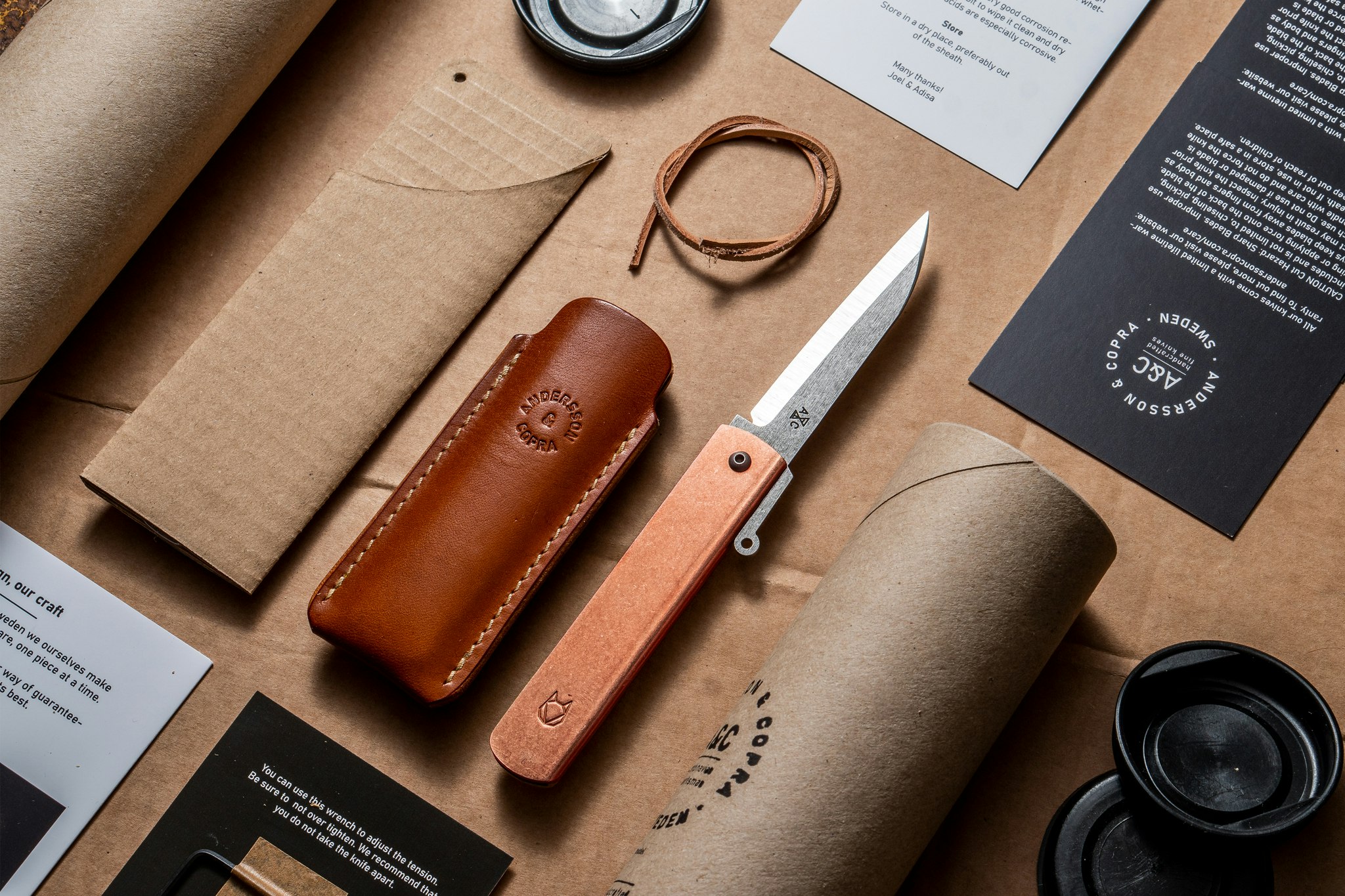 Husky & Pouch - Copper