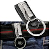Stainless Steel Detachable Keychain Waist Belt Clip Key Ring Holder
