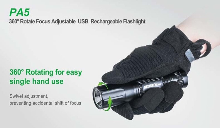 NEXTORCH PA5 Tactical Flashlight 660 Lumens