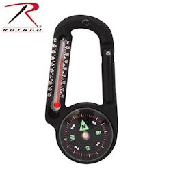 ROTHCO Carabiner Compass med Termometer