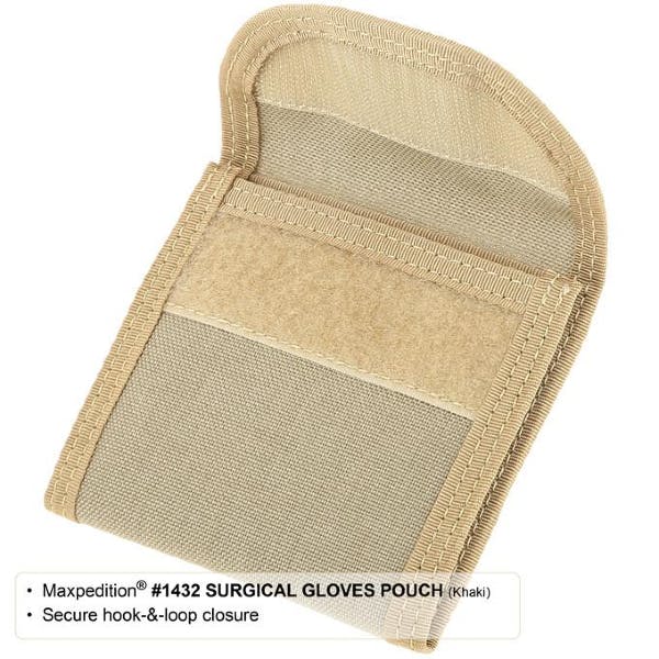 MAXPEDITION Surgical Gloves Pouch - Black