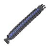 COP Paracord Bracelet "Survival Bracelet" Thin Blue Line Armband