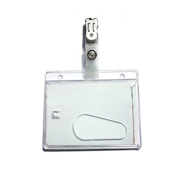 ID-Korthållare med clip i polykarbonat