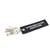 COP Key Holder Thin Blue Line with ring - Nyckelring