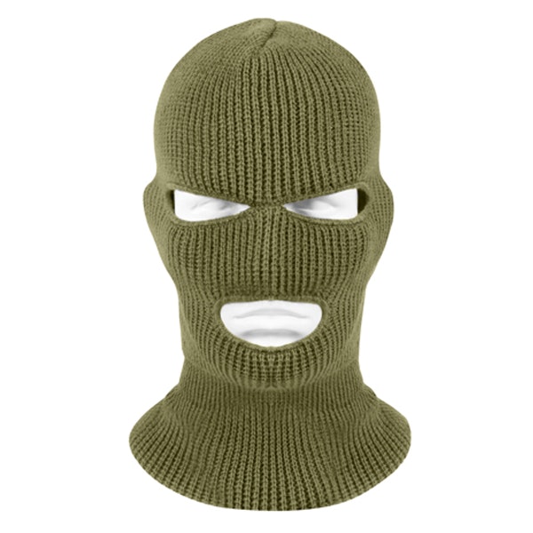 MIL-TEC by STURM 3-HOLE ACRLYIC BALACLAVA - OLIVGRÖN