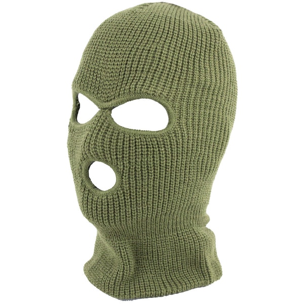 MIL-TEC by STURM 3-HOLE ACRLYIC BALACLAVA - OLIVGRÖN