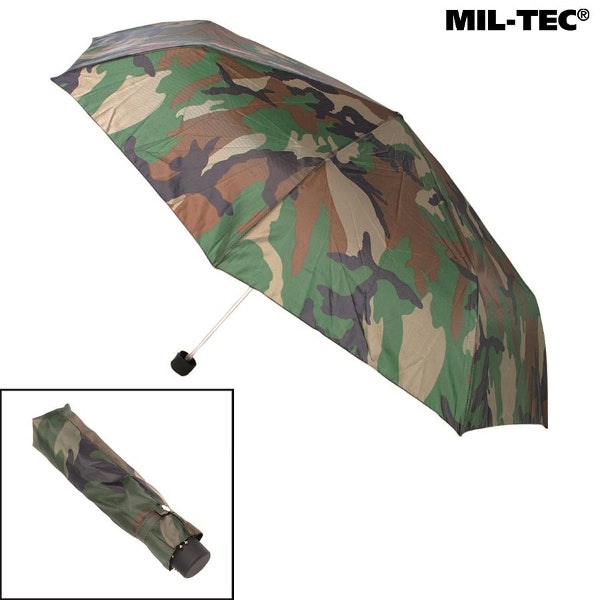 MIL-TEC by STURM PARAPLY POCKET UMBRELLA - WOODLAND