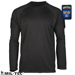 MIL-TEC by STURM TACTICAL LONG SLEEVE QUICK DRY SHIRT - BLACK