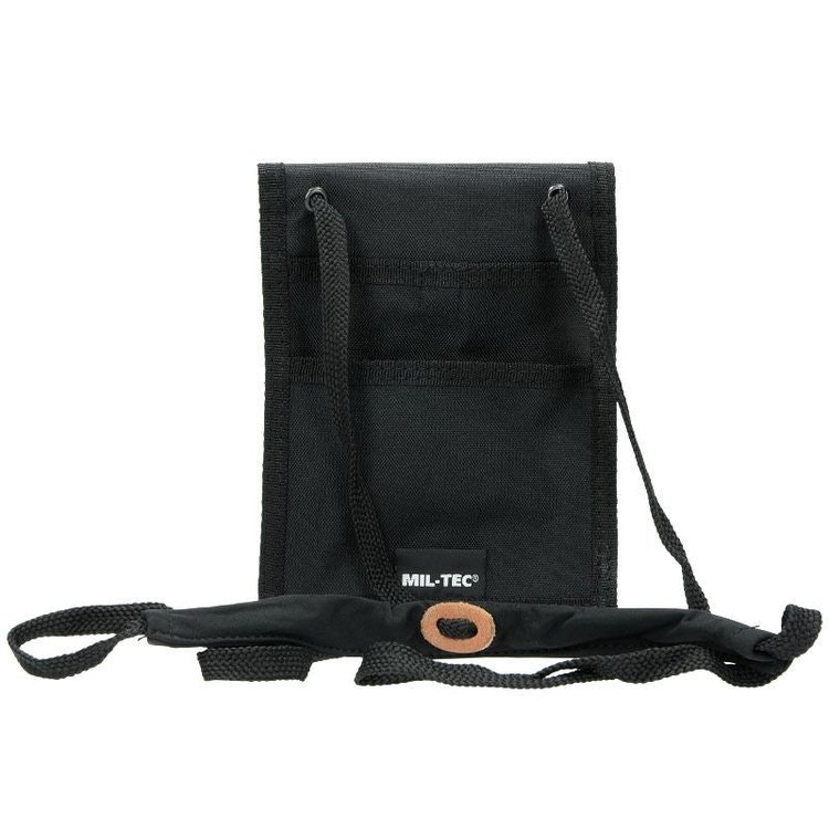 MIL-TEC by STURM NECK WALLET - BLACK