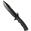 MIL-TEC by STURM BLACK G10 COMBAT KNIFE WITH NYLON SHEATH