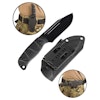 MIL-TEC by STURM BLACK COMBAT KNIFE G10 W. KYDEX® SCABBARD