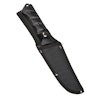 MIL-TEC by STURM BLACK G10 COMBAT KNIFE WITH NYLON SHEATH