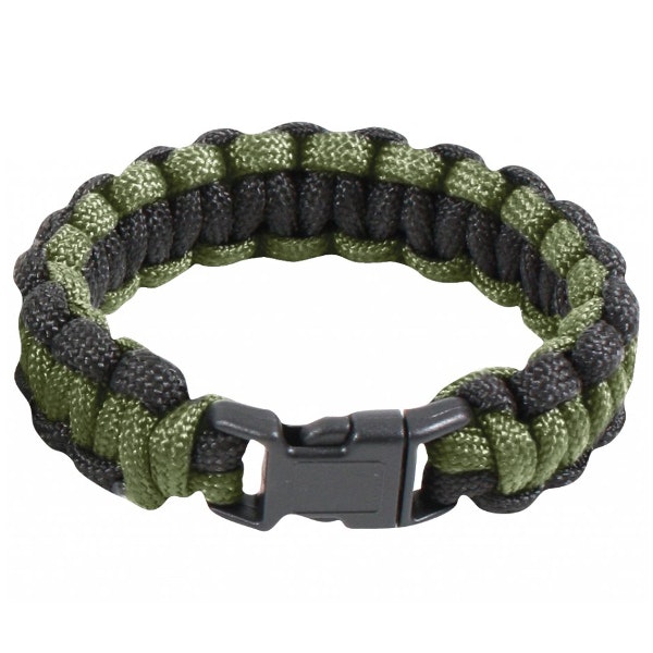 Nordic Army® Paracord Armband - Svart/OD