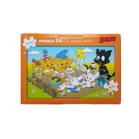 Bamse, kartongpussel, 24 bitar