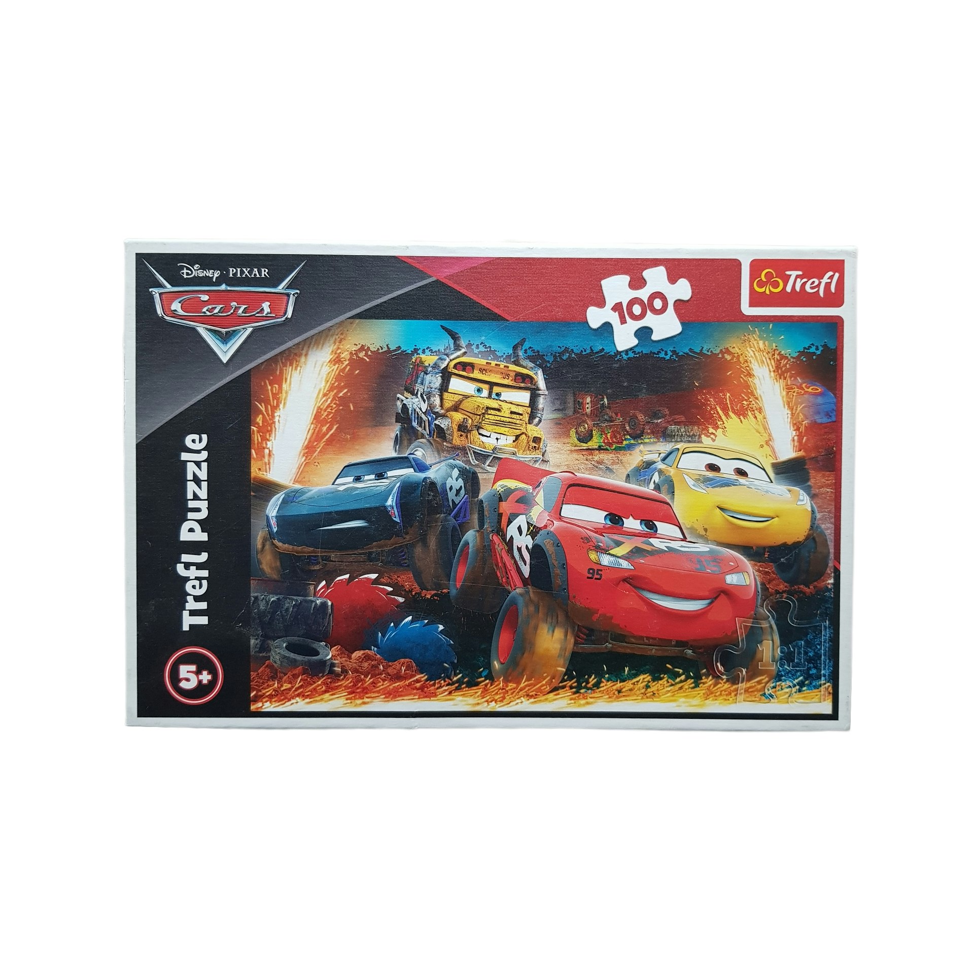 Bilar, kartongpussel, 100 bitar