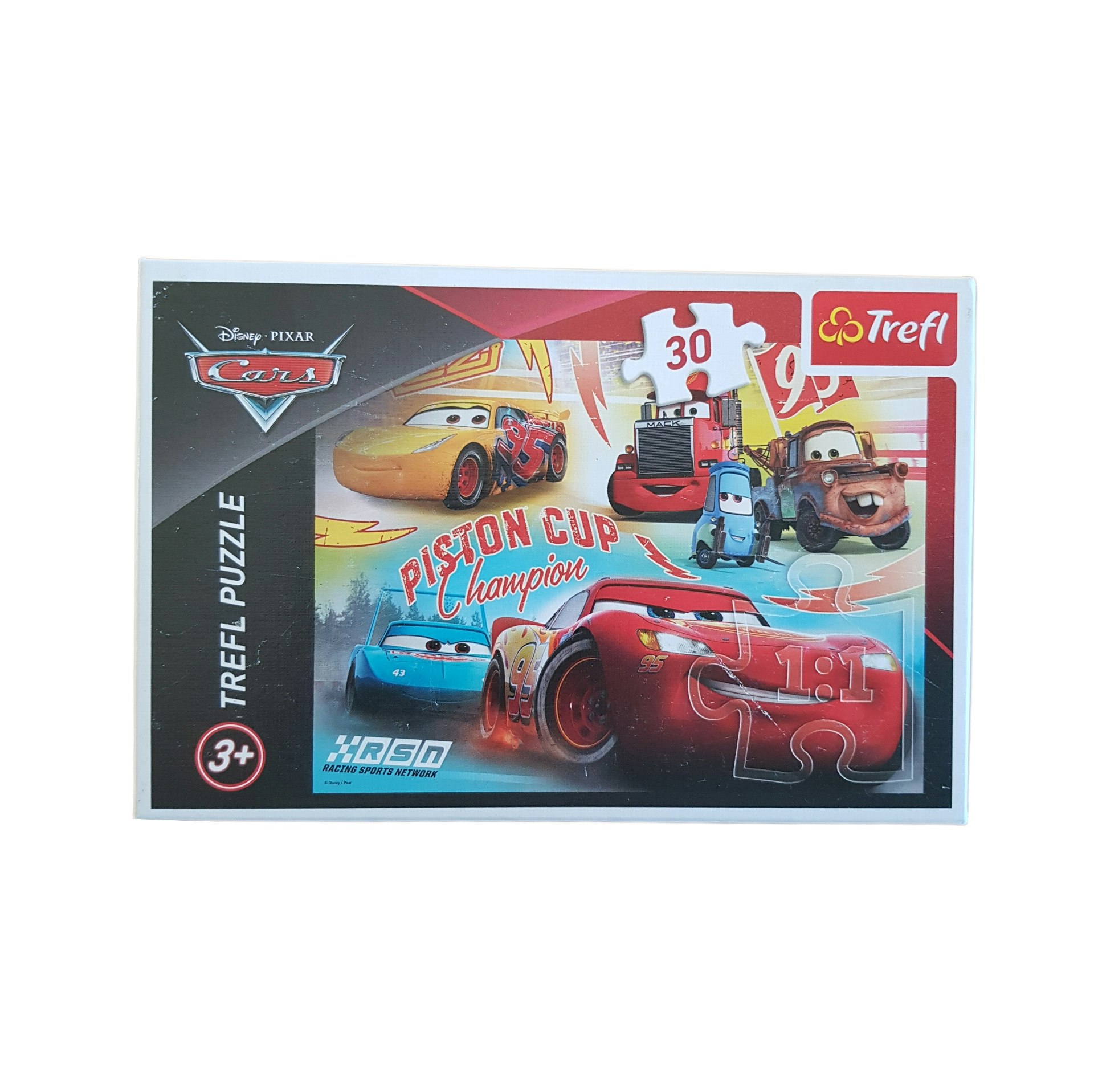Bilar, kartongpussel, 30 bitar