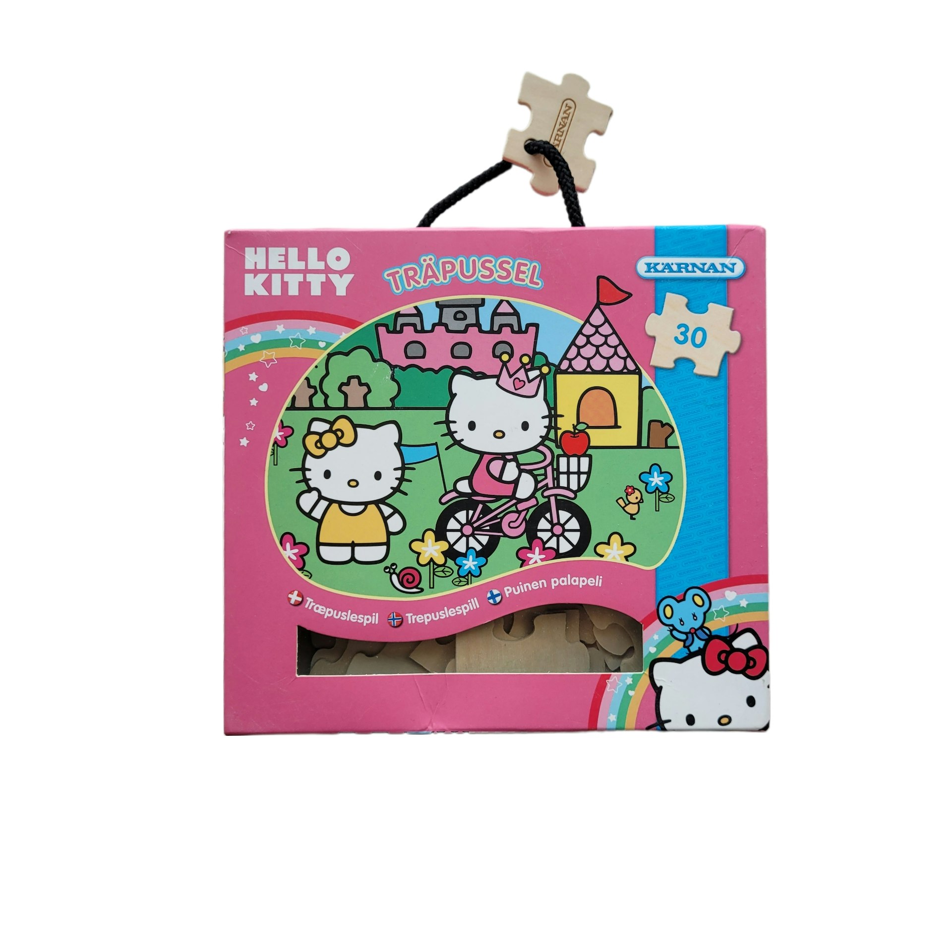 Hello Kitty, träpussel, 30 bitar