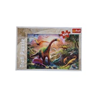 Dinosaurier, kartongpussel, 100 bitar, skick B