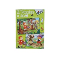Sagopussel, kartongpussel, 2 x 20 bitar, skick B