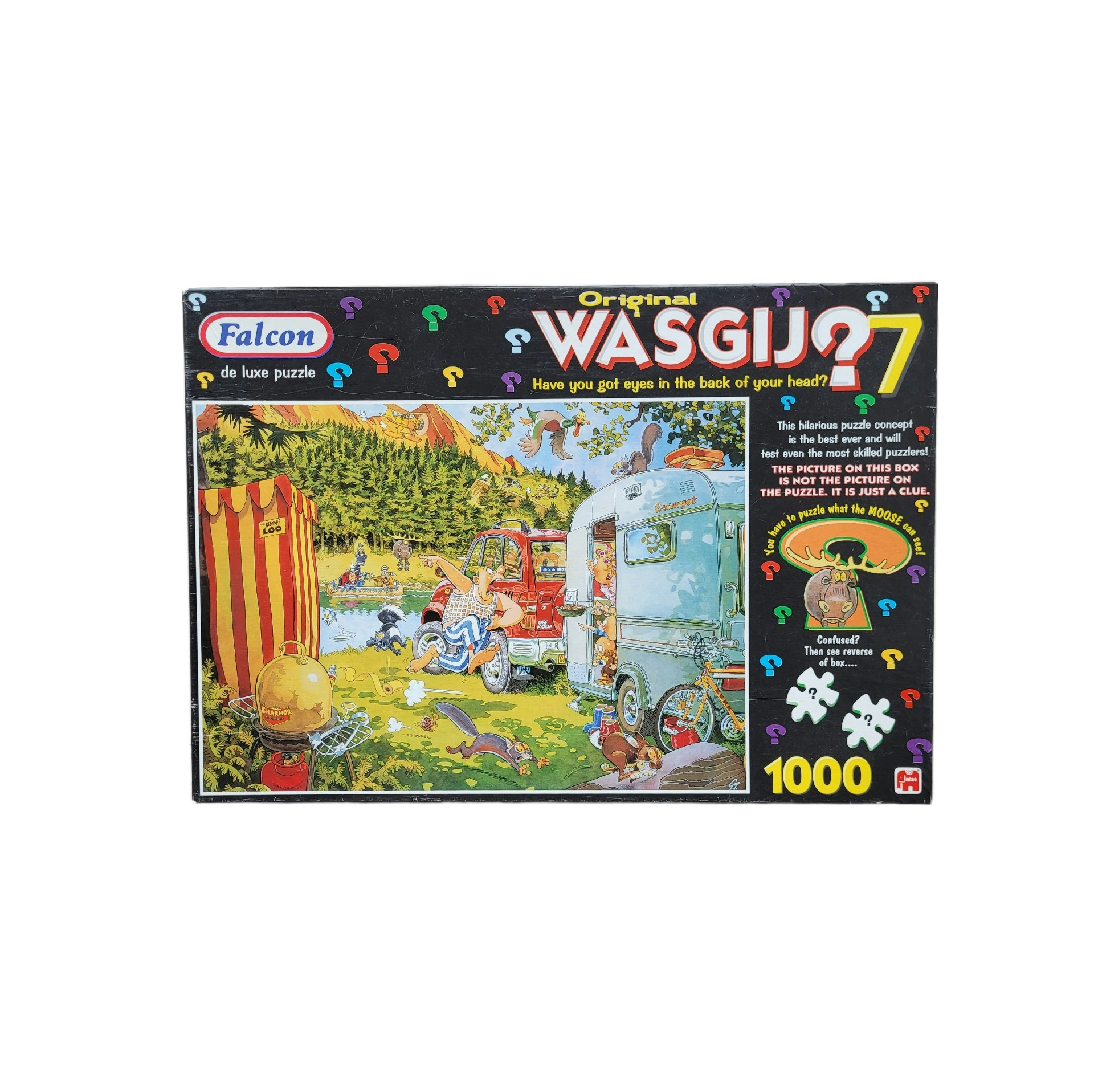 Wasgij-pussel, kartongpussel, 1000 bitar, skick C