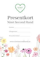 Presentkort, blommor
