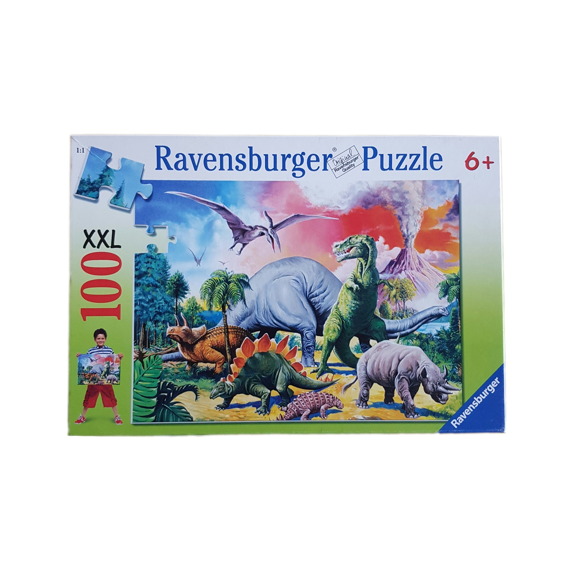 Dinosauriepussel, 100 bitar, skick B