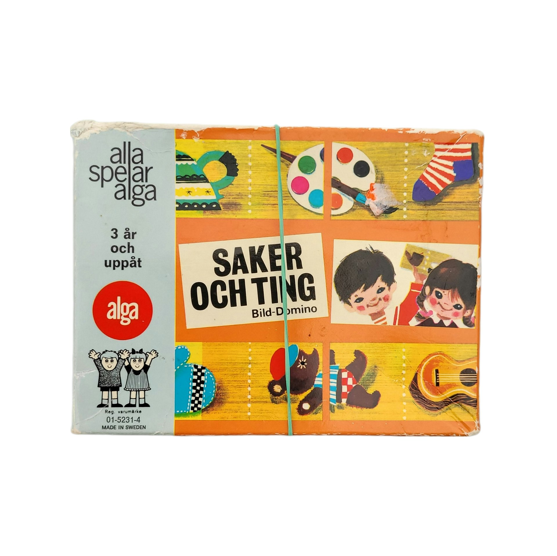 Saker och ting, bild-domino, skick C