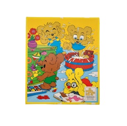 Bamse-pussel, träpussel, 40 bitar, skick B