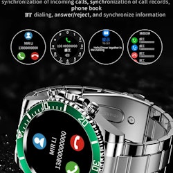 Snygg 1,28 tum smartwatch  Guld