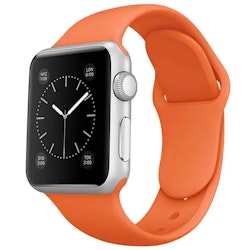 Silicon Armband  Apple Watch Ljusorange