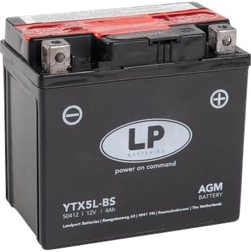 LP Mc Batteri AGM 12v 4,5Ah YTX5L-BS