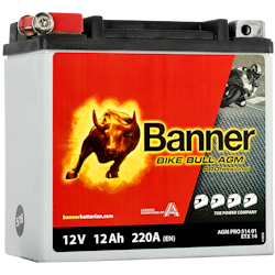 Banner Mc Batteri AGM PRO ETX14 12V 12Ah