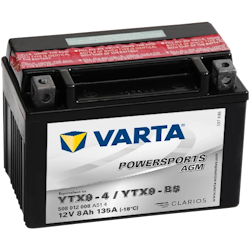 Varta Mc-batteri AGM YTX9-BS 12v 8Ah