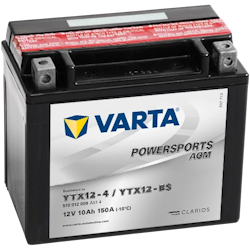Varta Mc-batteri AGM YTX12-BS 12v 10Ah