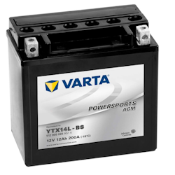 Varta Mc-batteri AGM YTX14L-BS High Perfor. 12v 12Ah