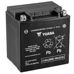 Yuasa Mc batteri YIX30L-BS Hög Effekt AGM 12v 31,6 Ah