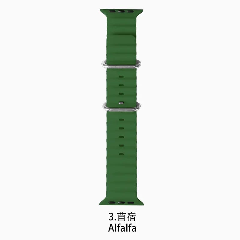 Silikon armband Smartwatch Grön