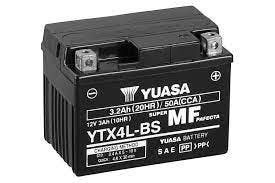 Yuasa Mc batteri YTX4L-BS MF AGM 12v 3,2 Ah