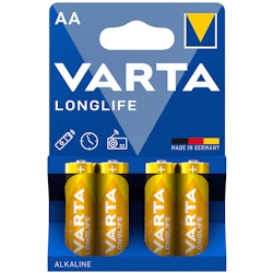 Longlife AA / LR6 Batteri 4-pack