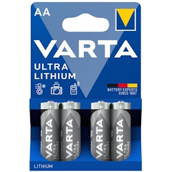 Ultra Lithium AA / LR6 Batteri 4-pack