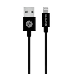 USB-A till Lightning Kabel Svart