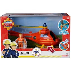 Brandman Sam Helikopter Wallaby med Figur